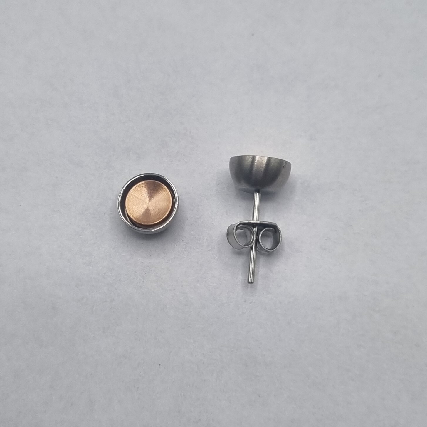 Ohrstecker Stahl Rosé