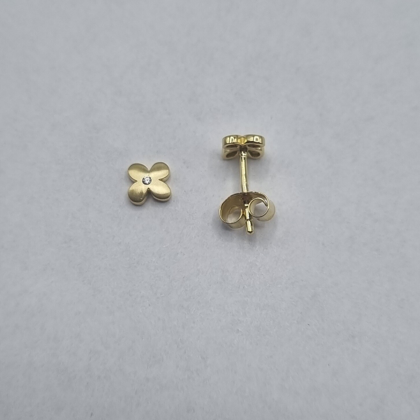 Ohrstecker Gelbgold