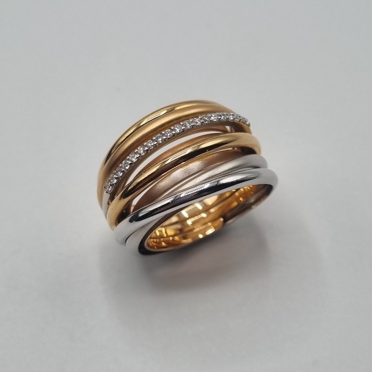 Damenring Bicolor