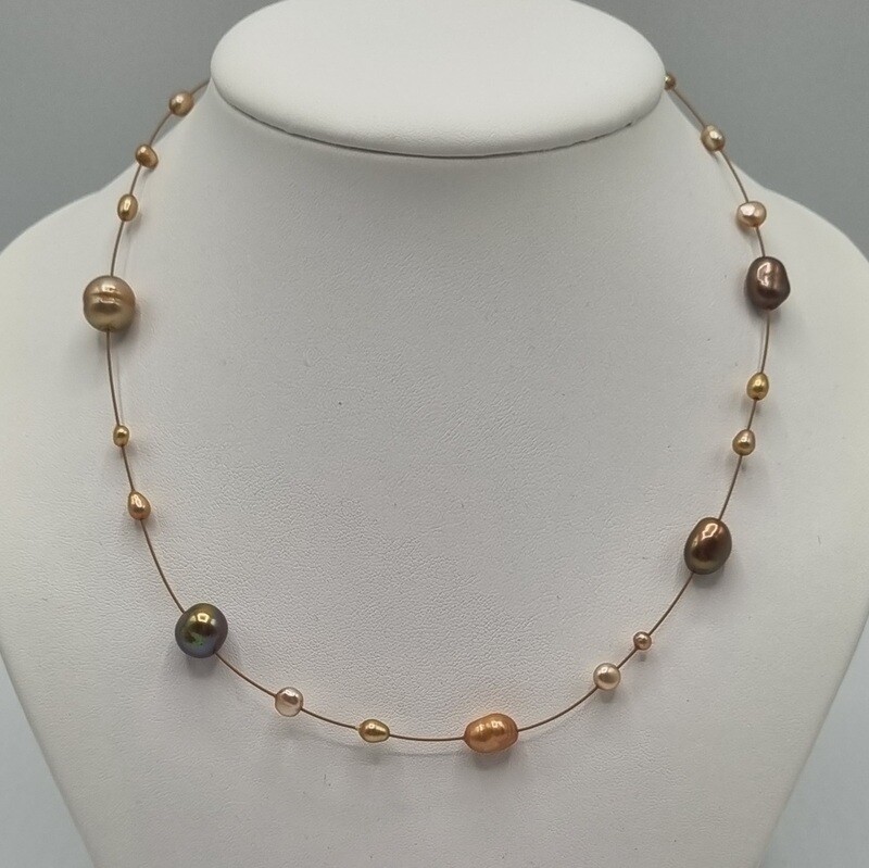 Collier Süsswasserperlen