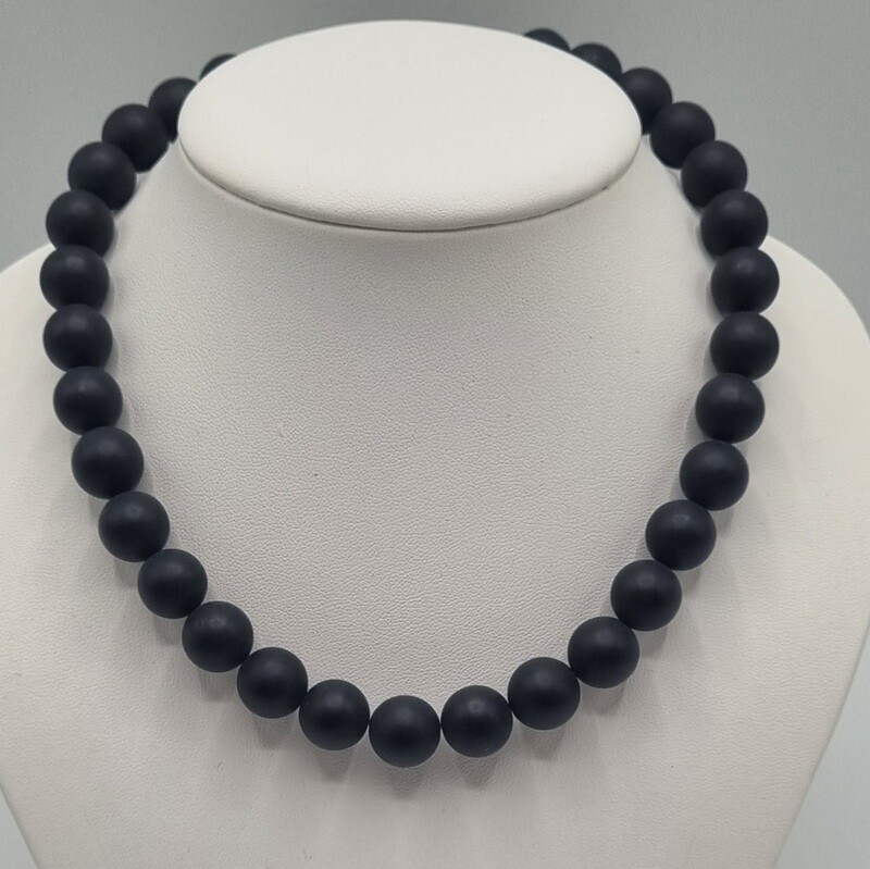 Halskette Onyx matt