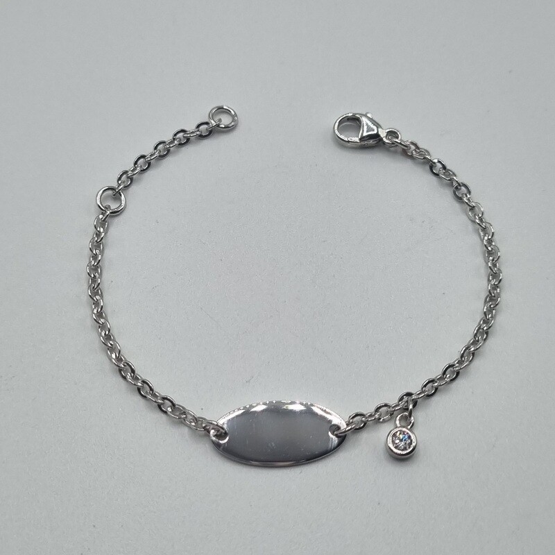 ID Armband Silber
