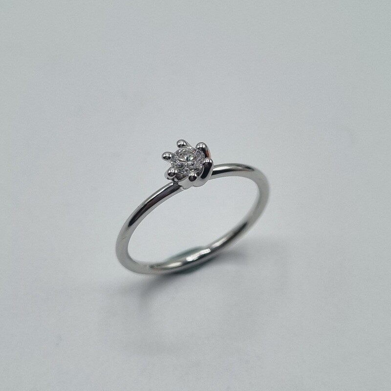 Verlobungsring Weissgold