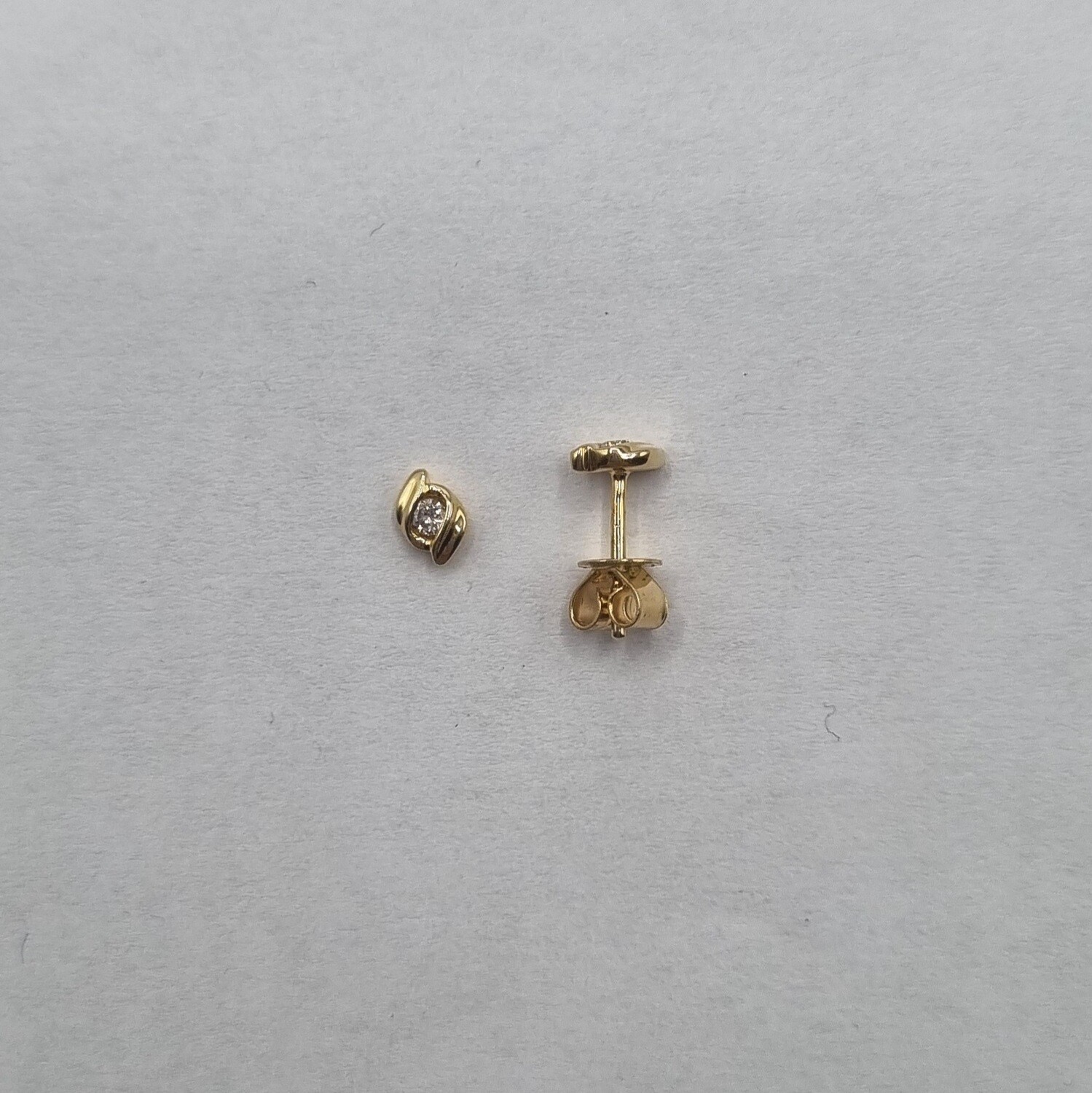Ohrstecker Gelbgold