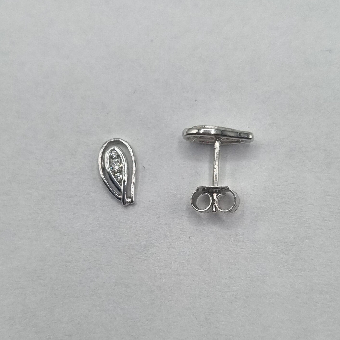 Ohrstecker Weissgold