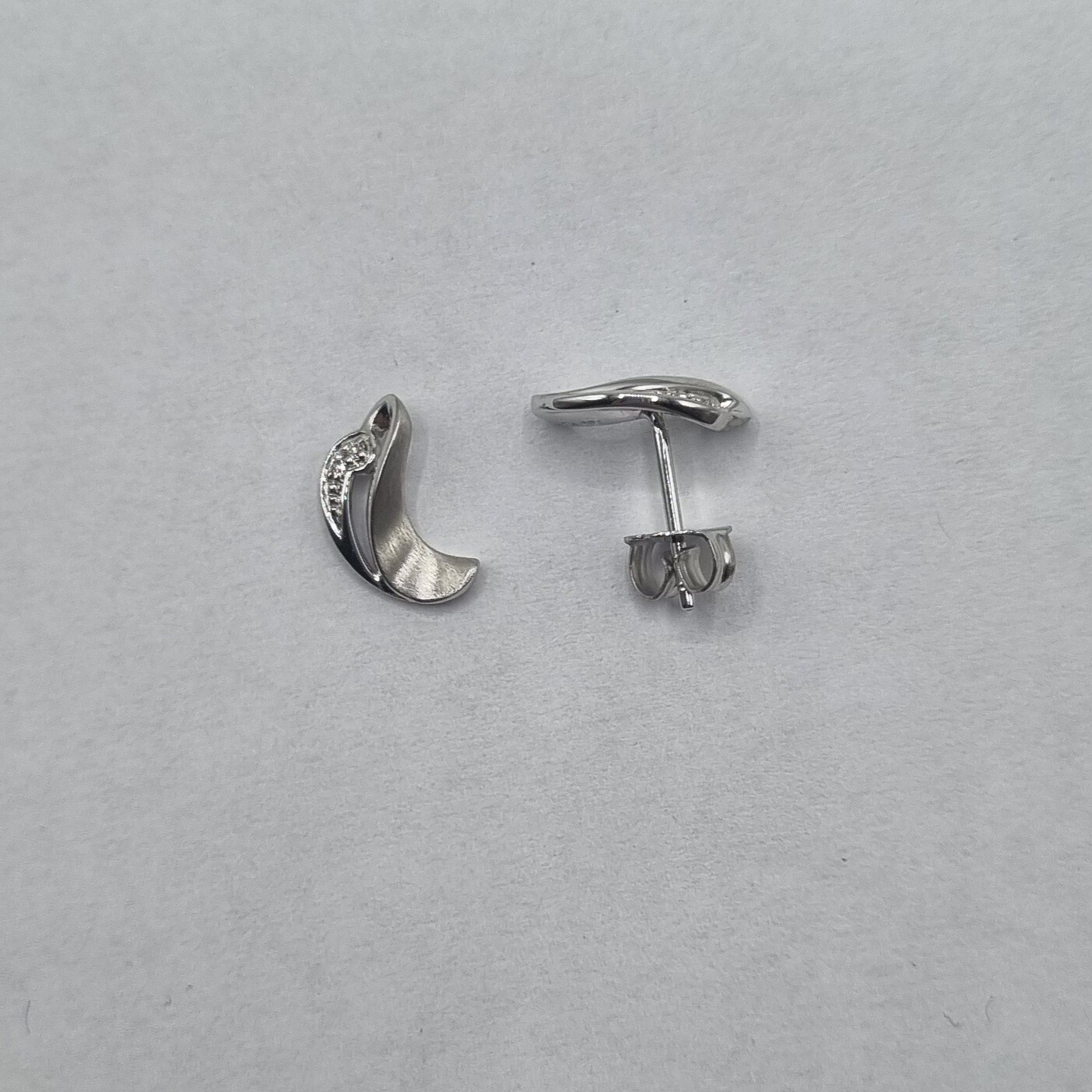 Ohrstecker Weissgold