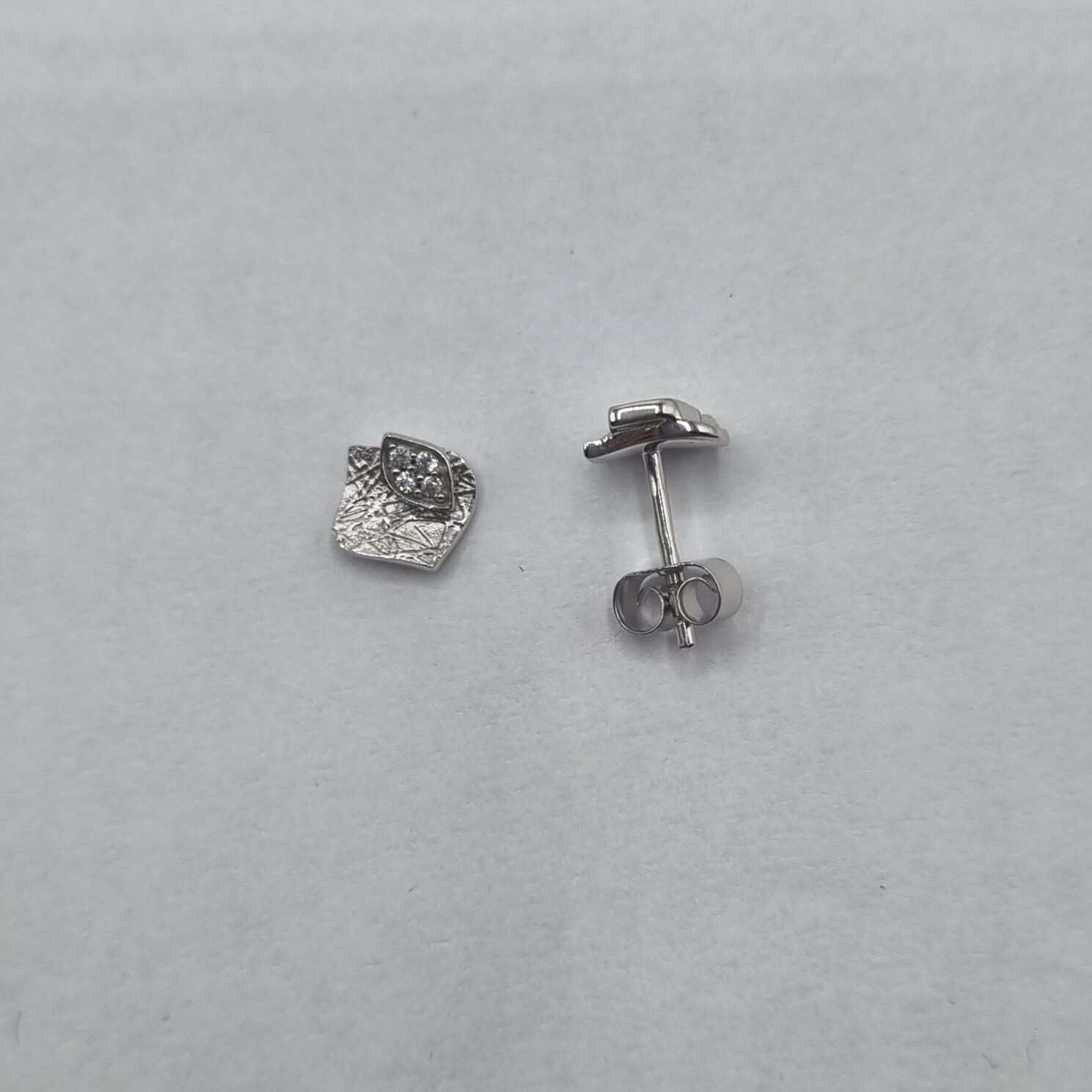 Ohrstecker Weissgold