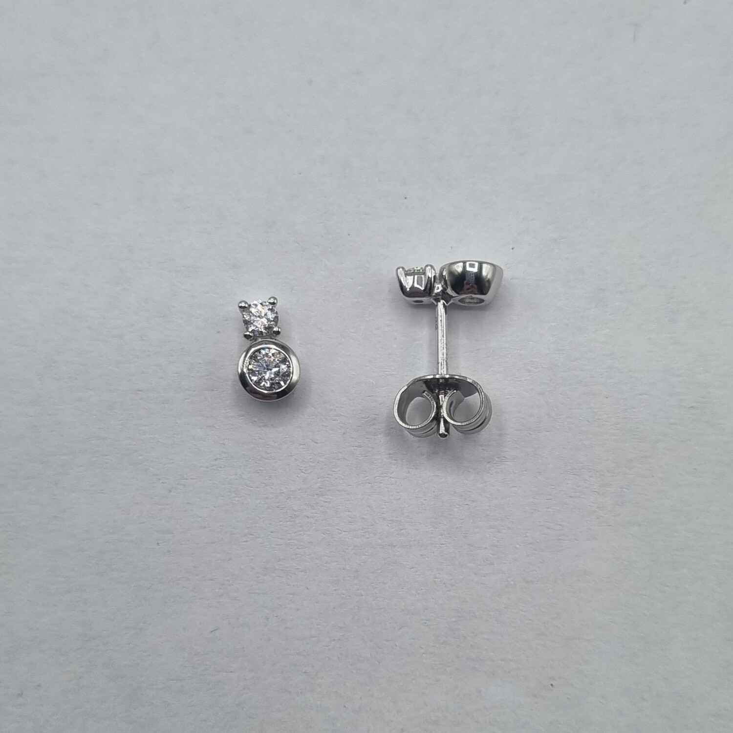 Ohrstecker Weissgold