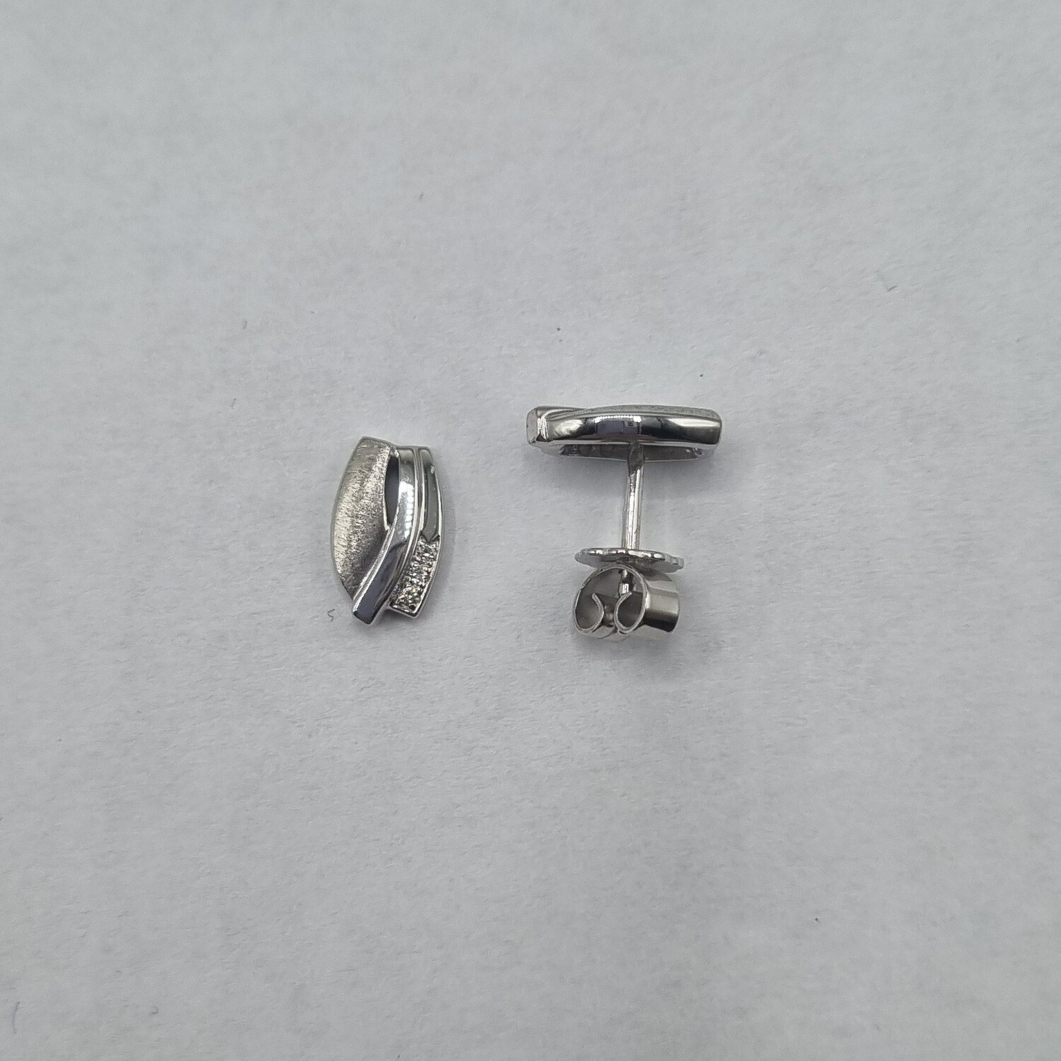 Ohrstecker Weissgold