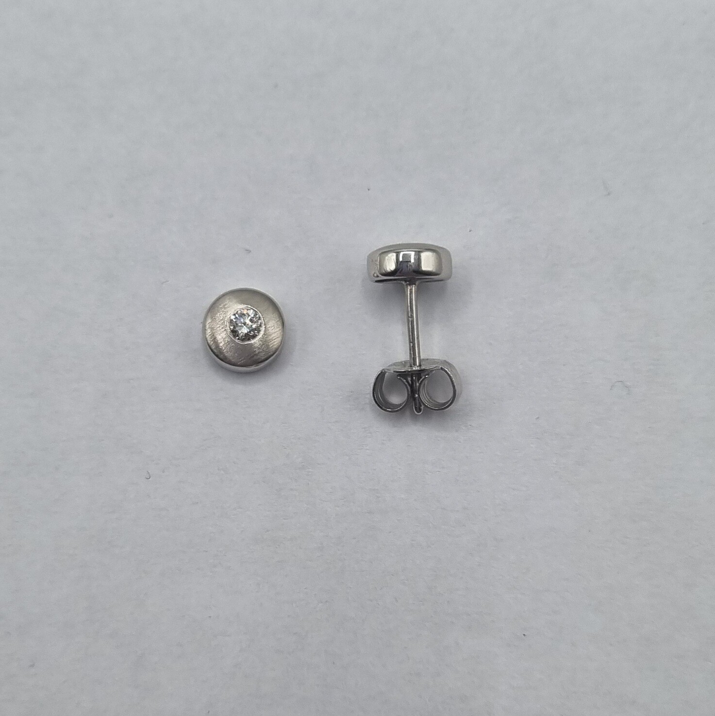 Ohrstecker Weissgold