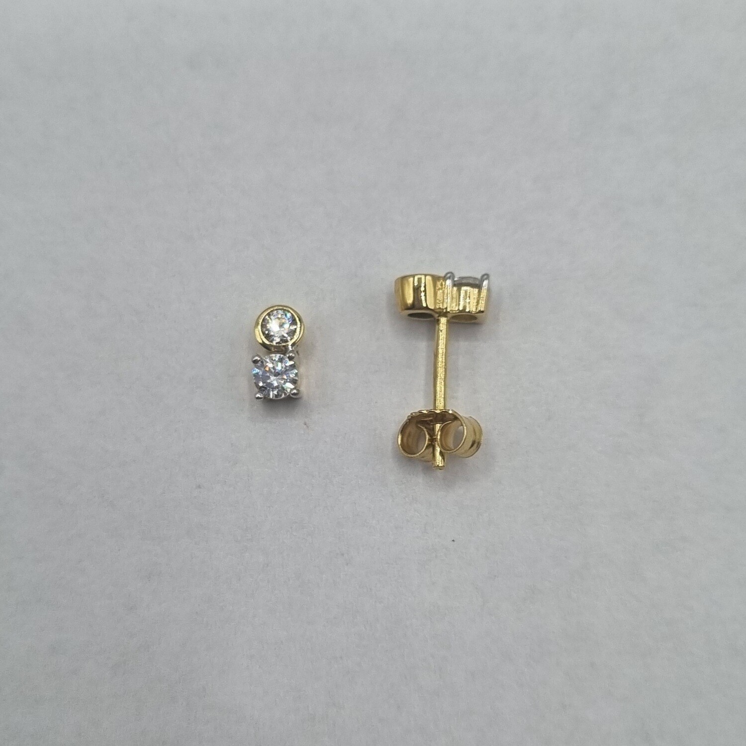 Ohrstecker Gelbgold