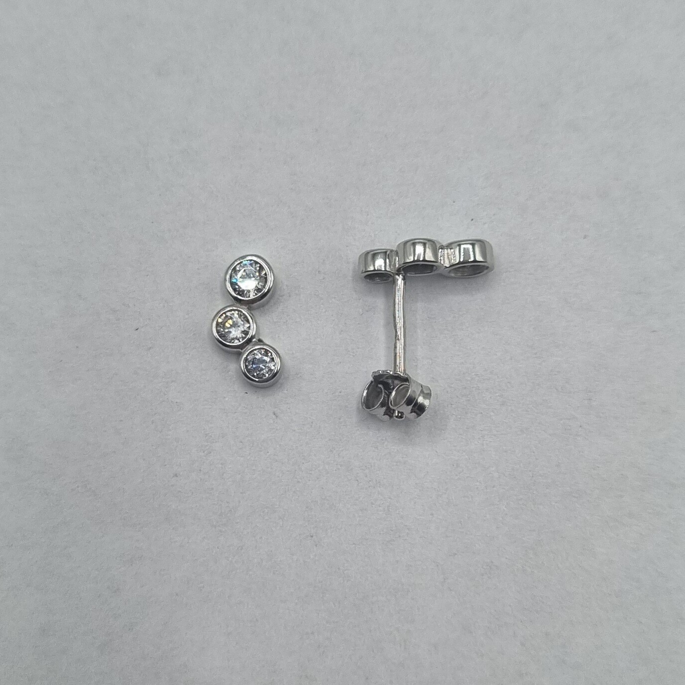 Ohrstecker Weissgold