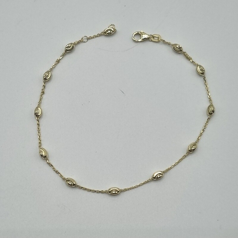 Fusskette Silber vergoldet