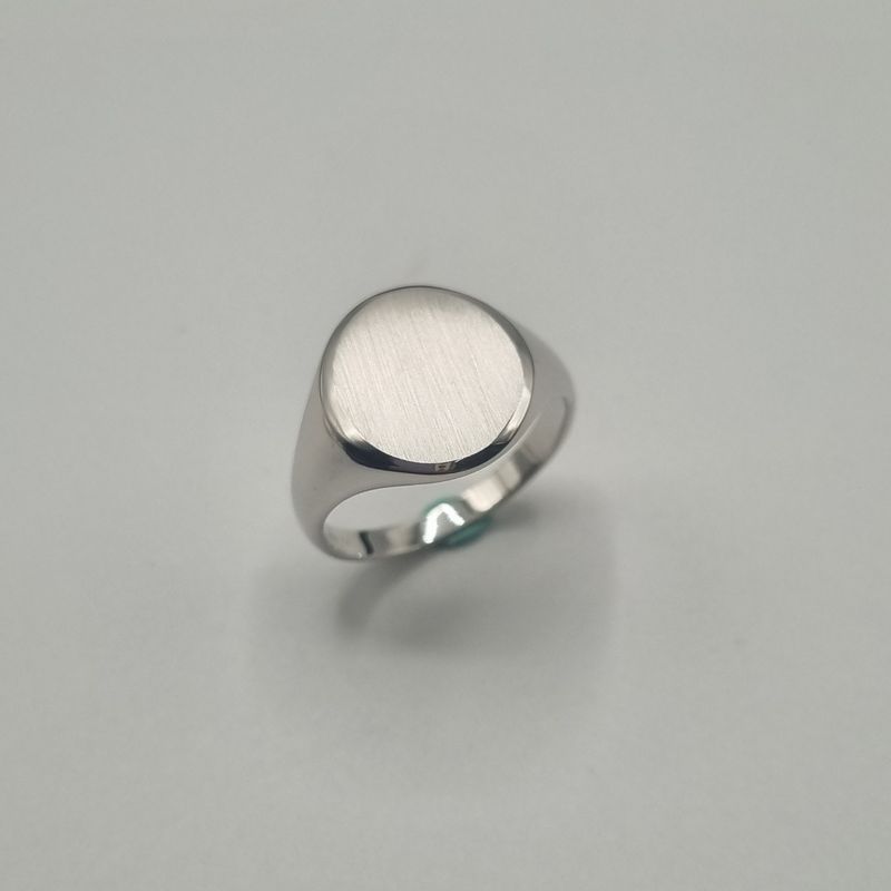 Plattenring Silber