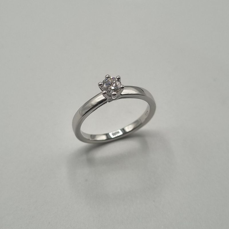 Verlobungsring Weissgold