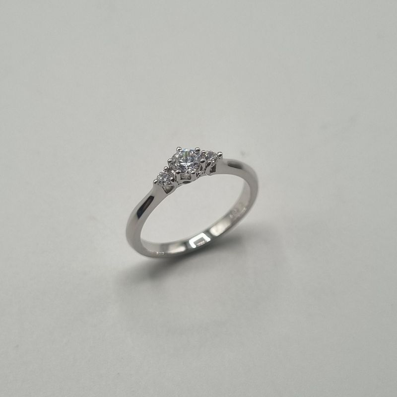 Verlobungsring Weissgold