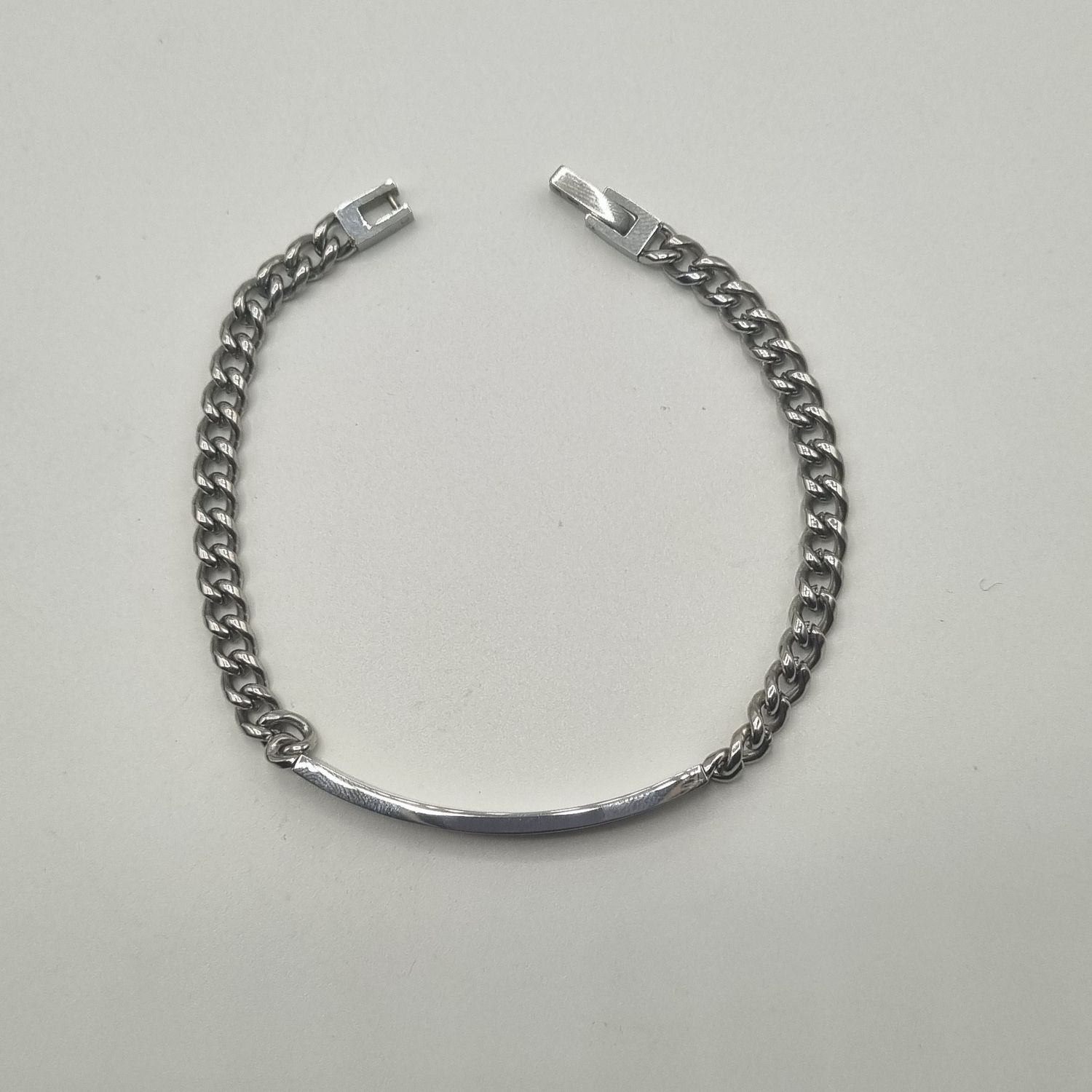 1 ID Armband Stahl