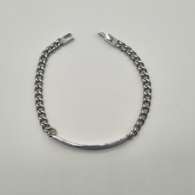 1 ID Armband Stahl
