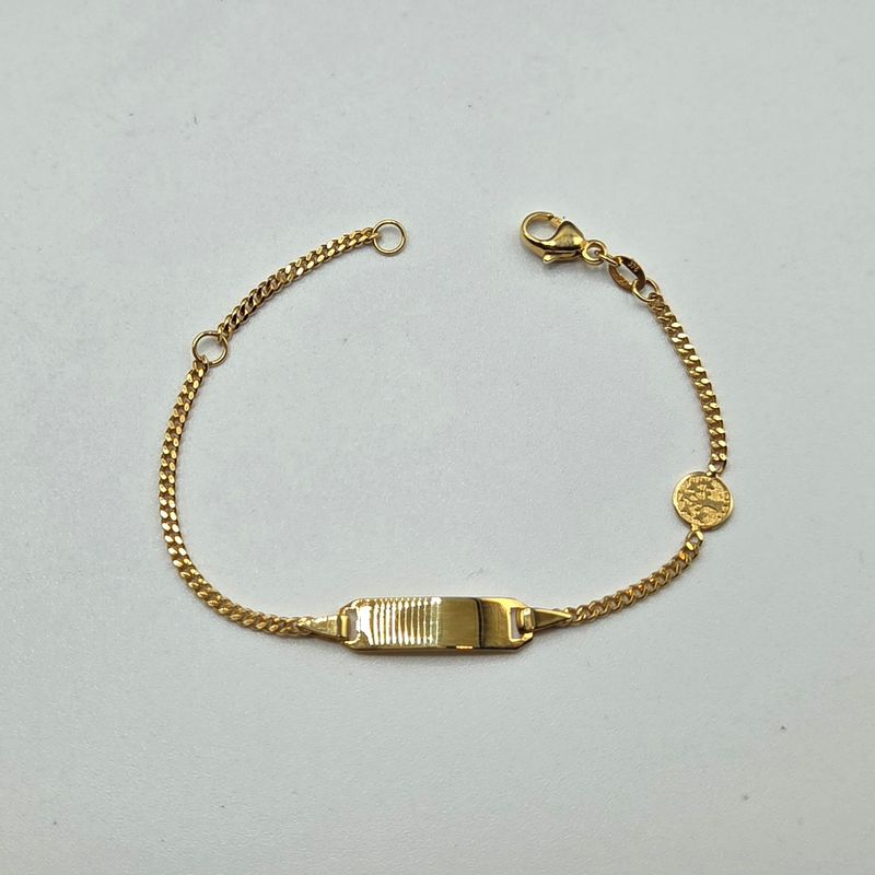ID Armband Gelbgold