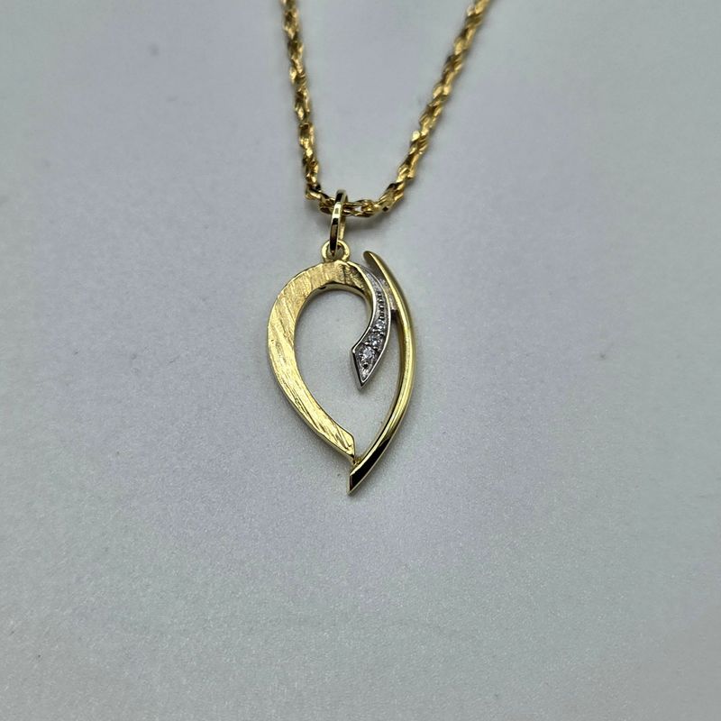 Anhänger Gelbgold