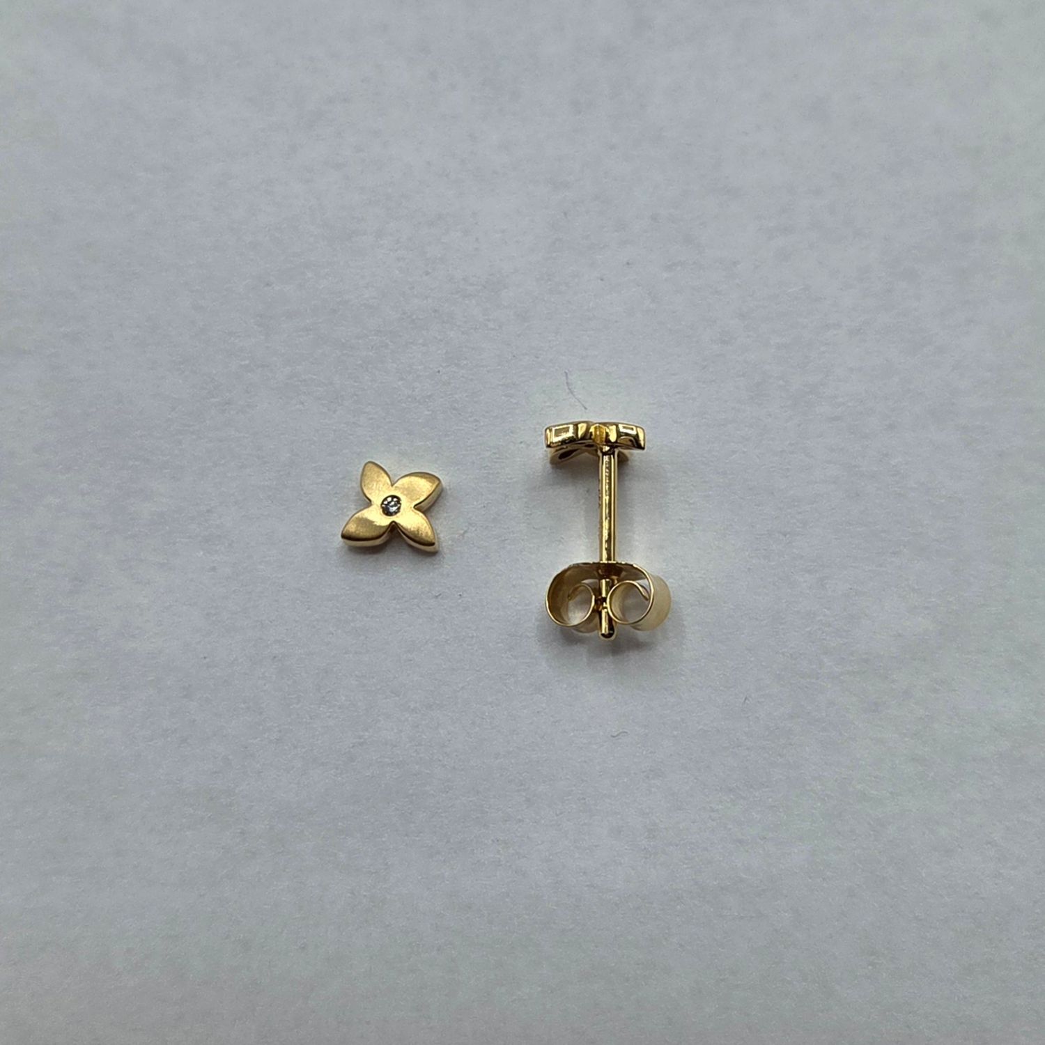 Ohrstecker Gelbgold