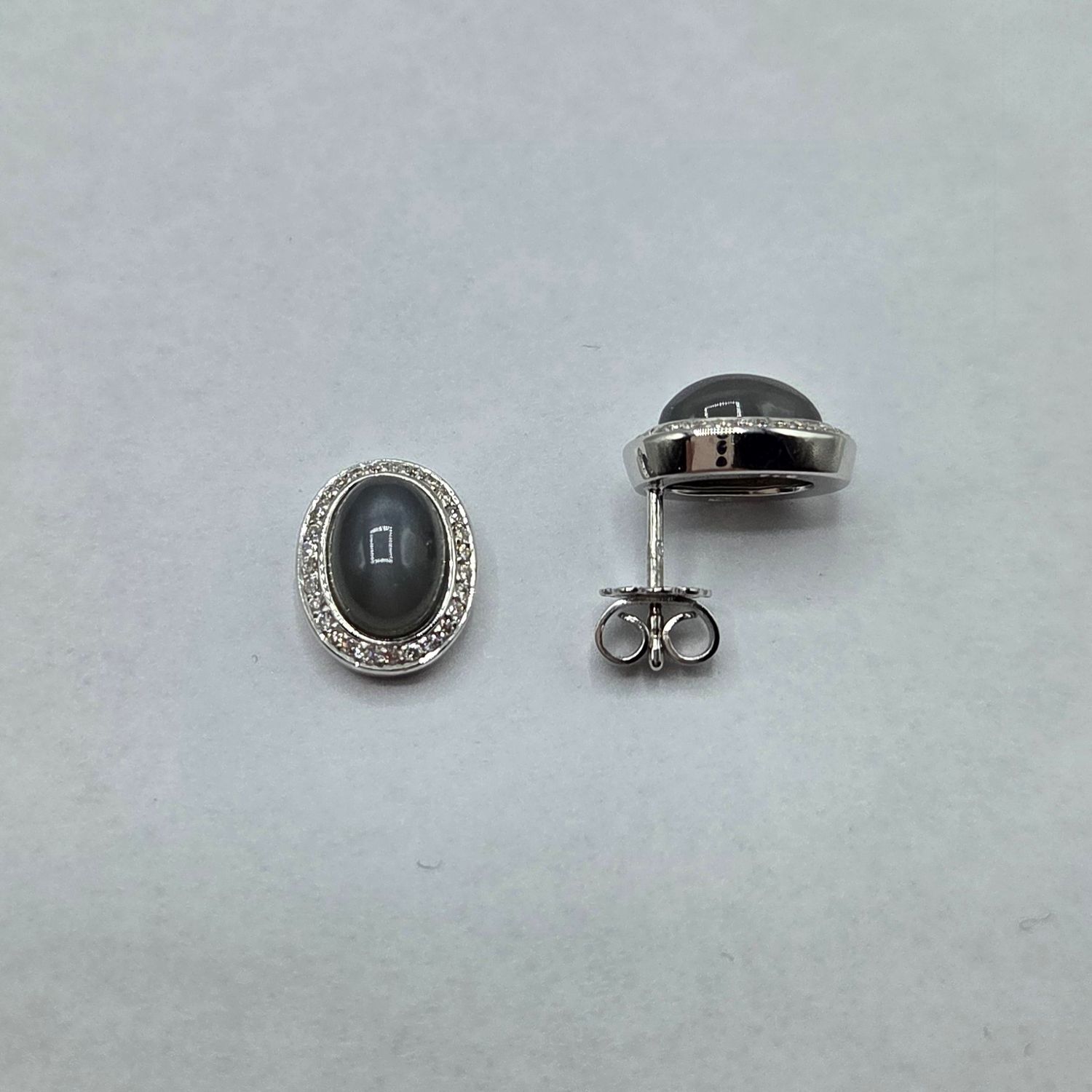 Ohrstecker Weissgold