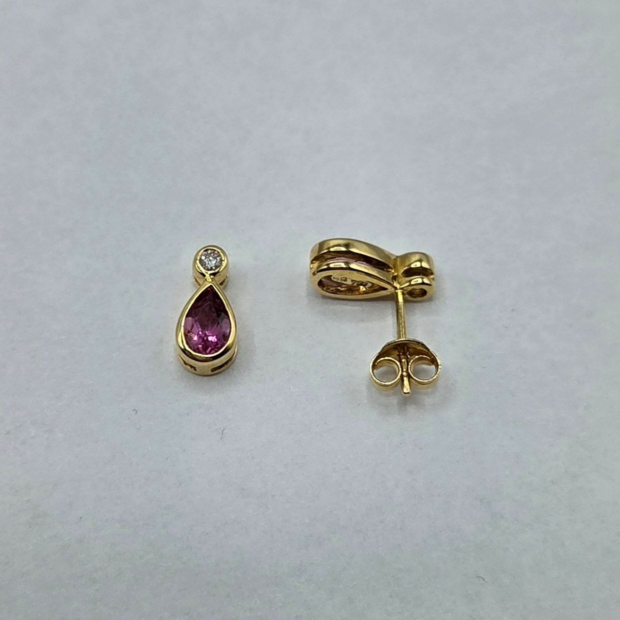 Ohrstecker Gelbgold