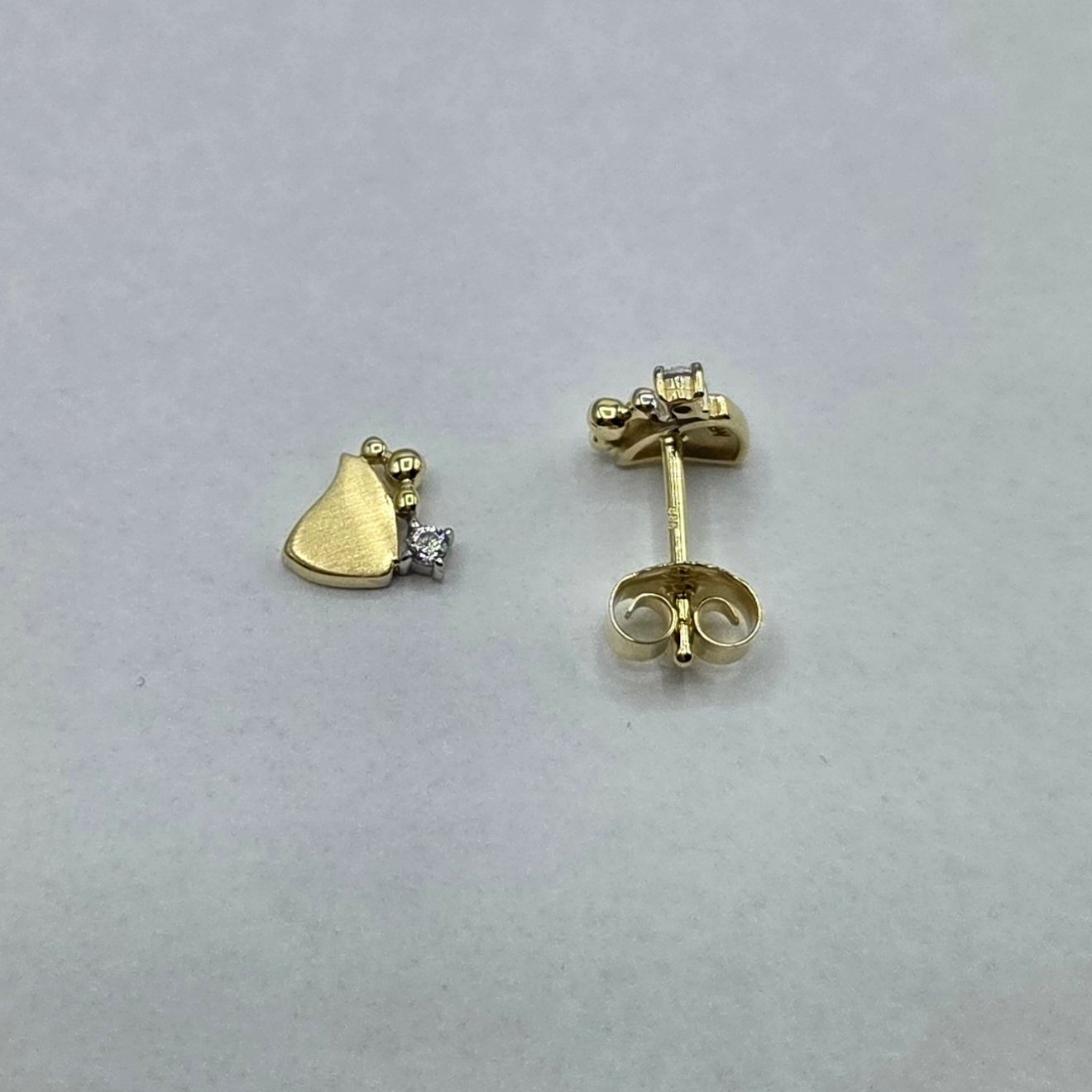 Ohrstecker Gelbgold