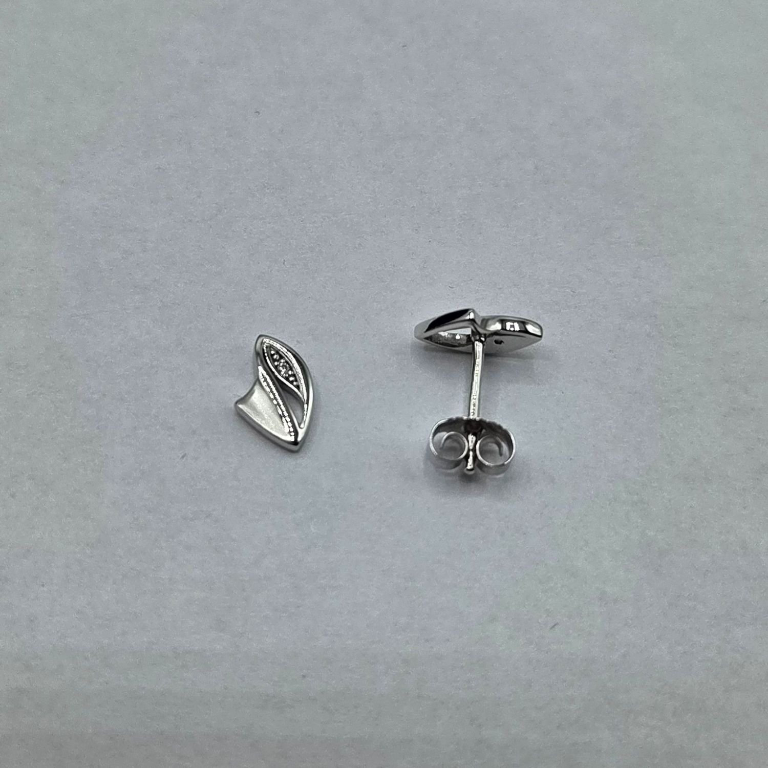 Ohrstecker Weissgold