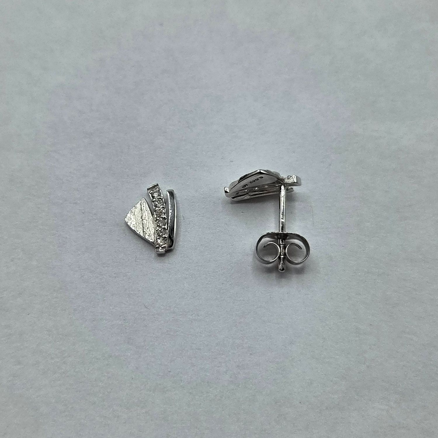 Ohrstecker Weissgold