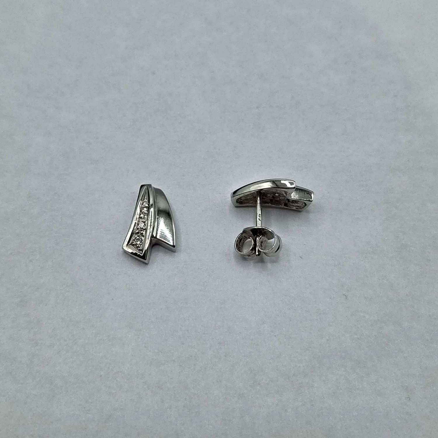 Ohrstecker Weissgold