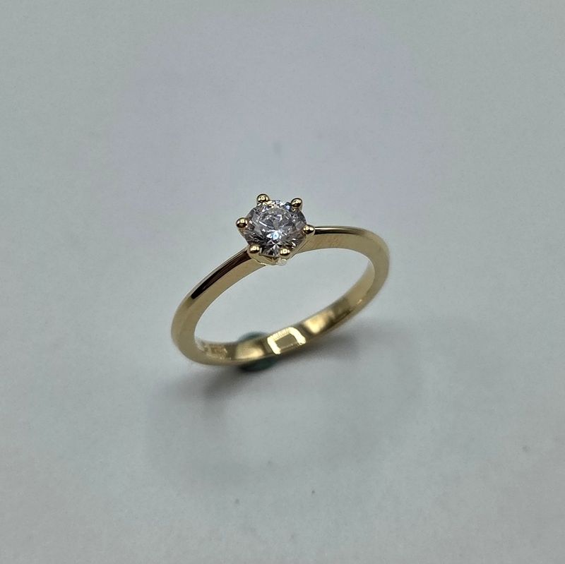 Verlobungsring Gelbgold