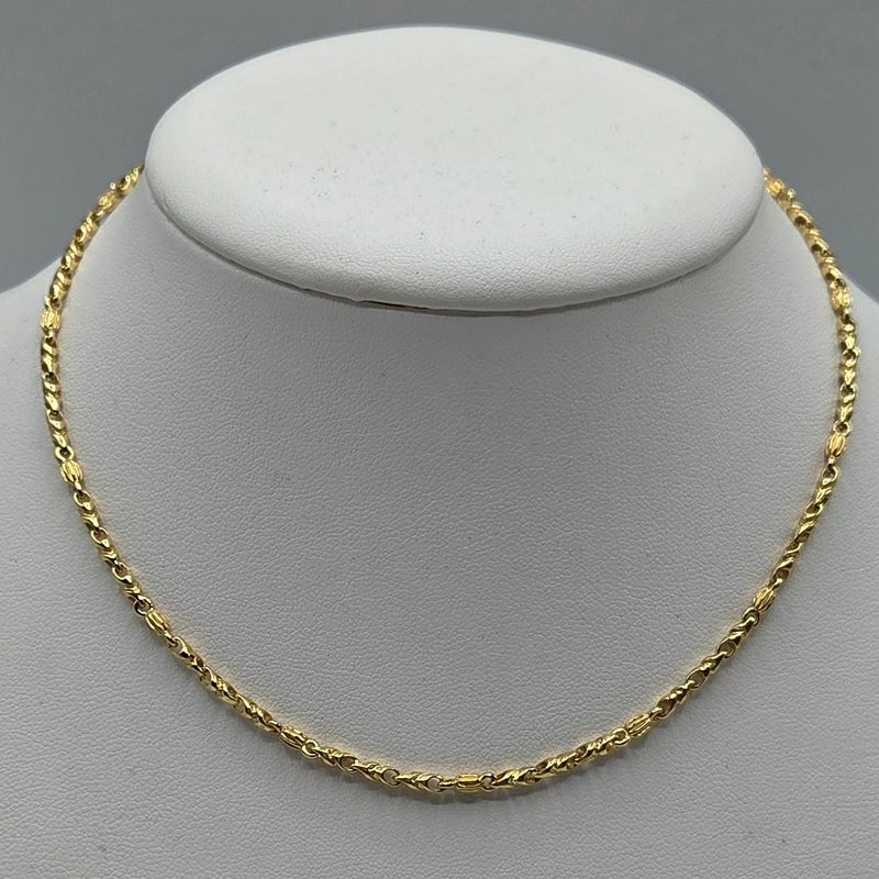 Halskette Gelbgold