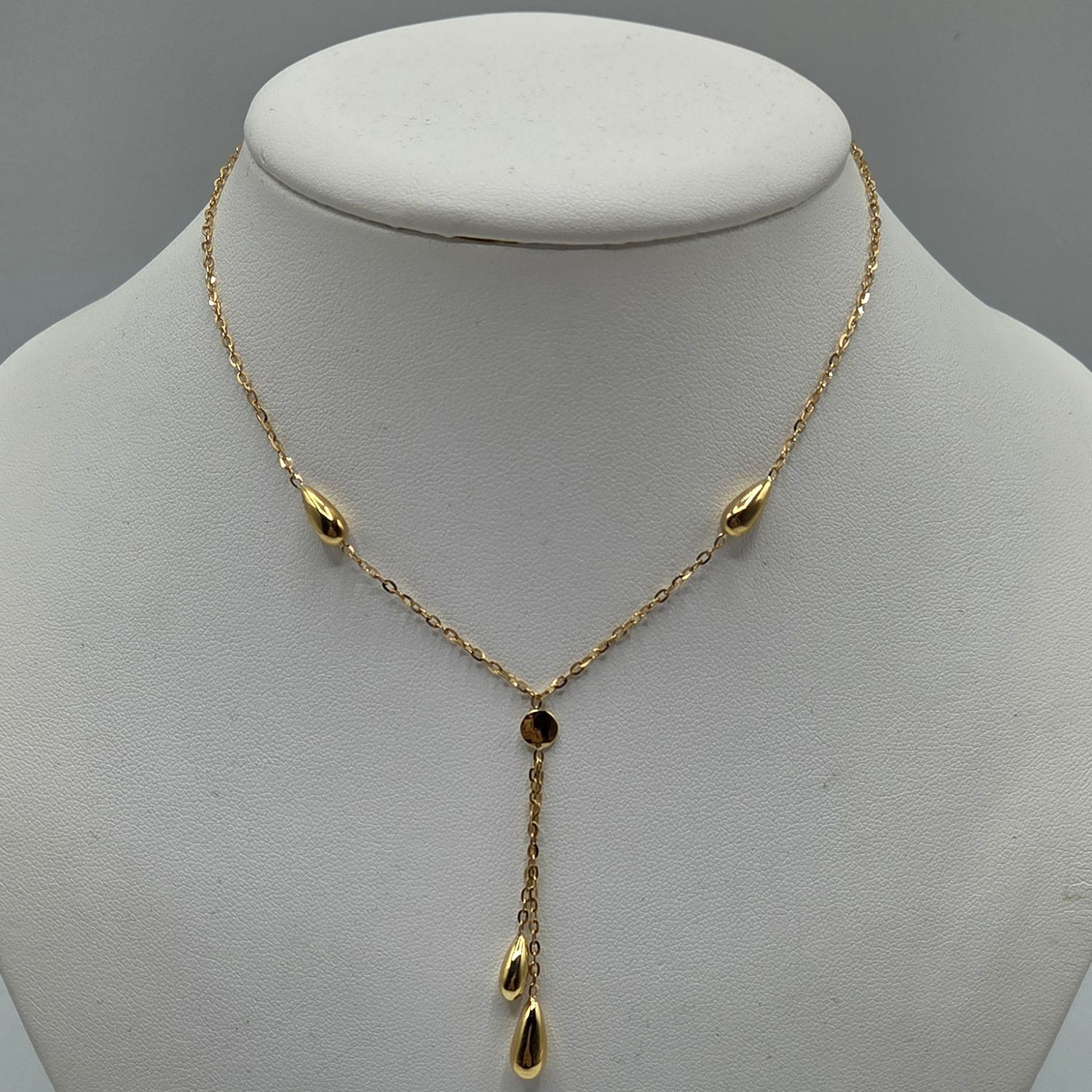 Y-Collier Gelbgold