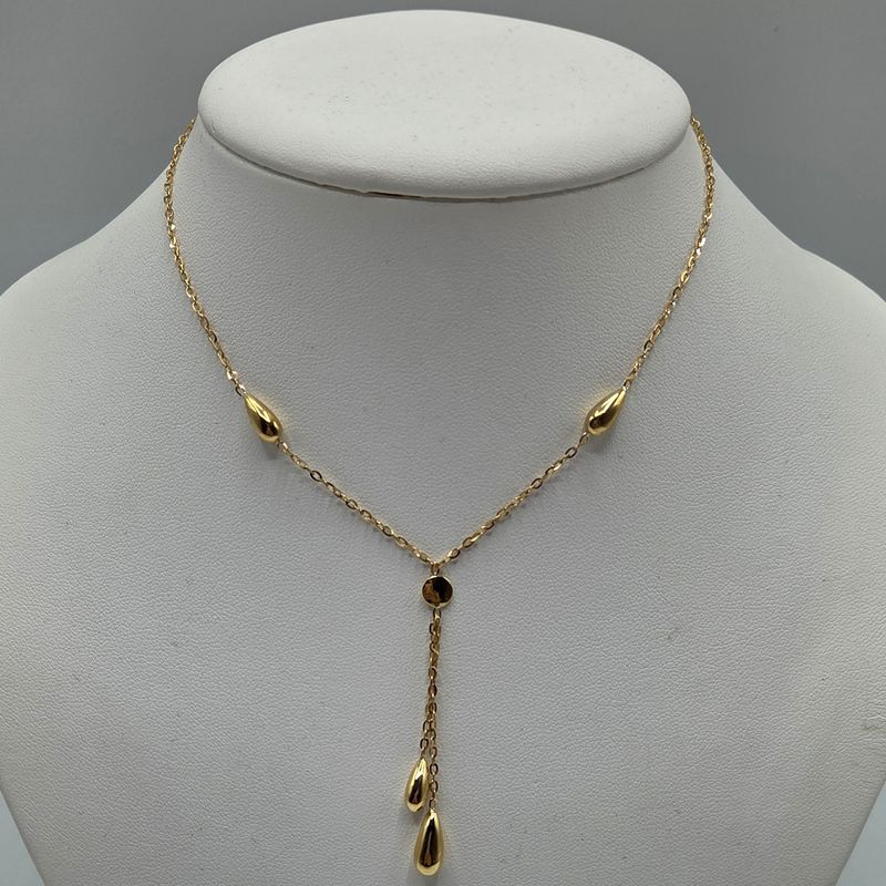 Y-Collier Gelbgold