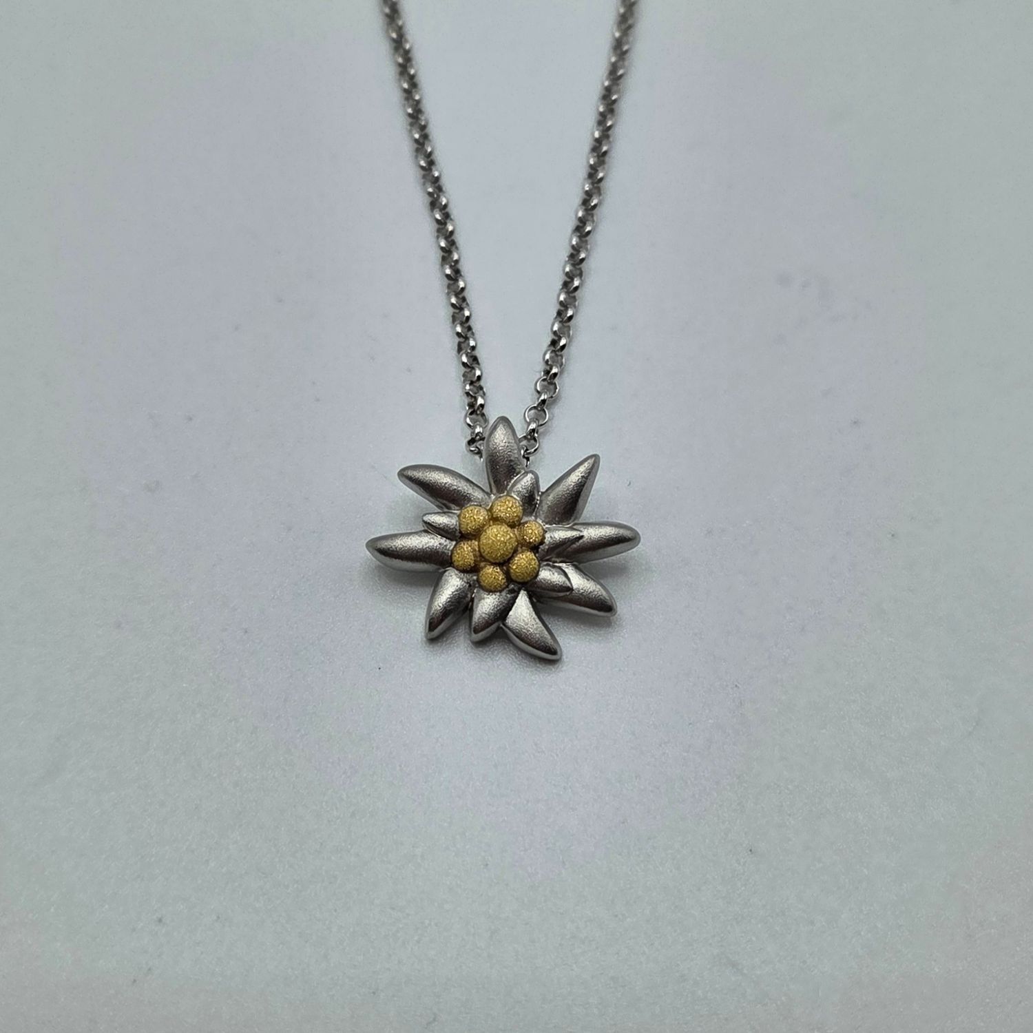 Anhänger Silber Edelweiss