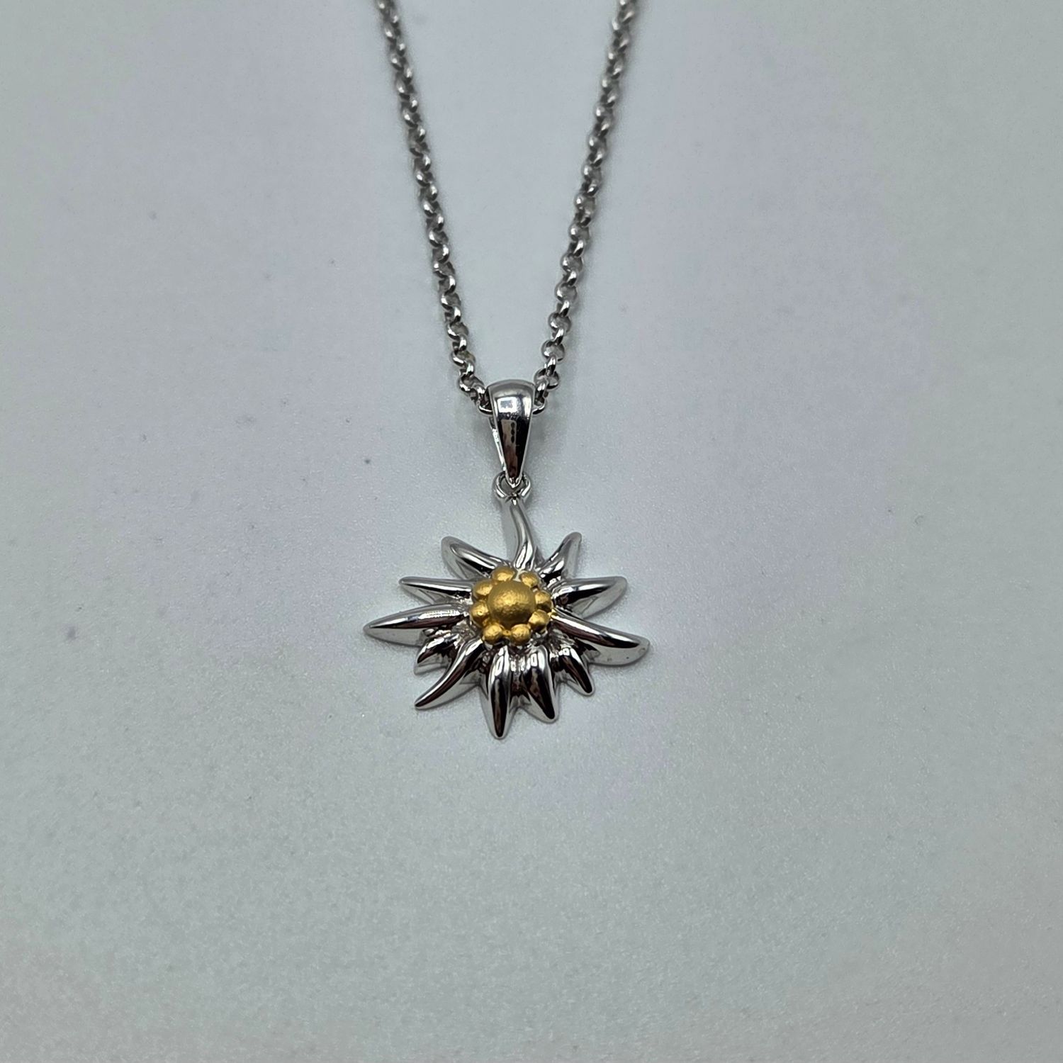 Anhänger Silber Edelweiss