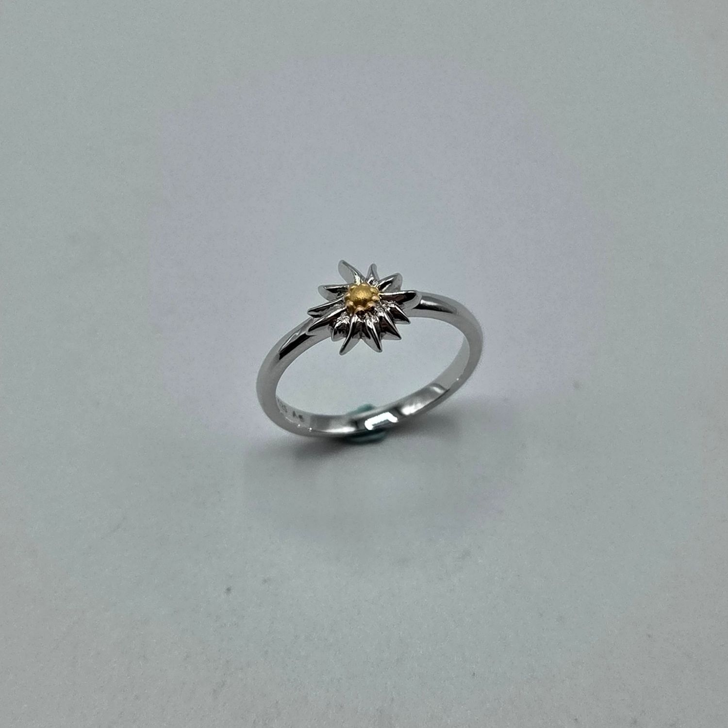 Damenring Silber Edelweiss
