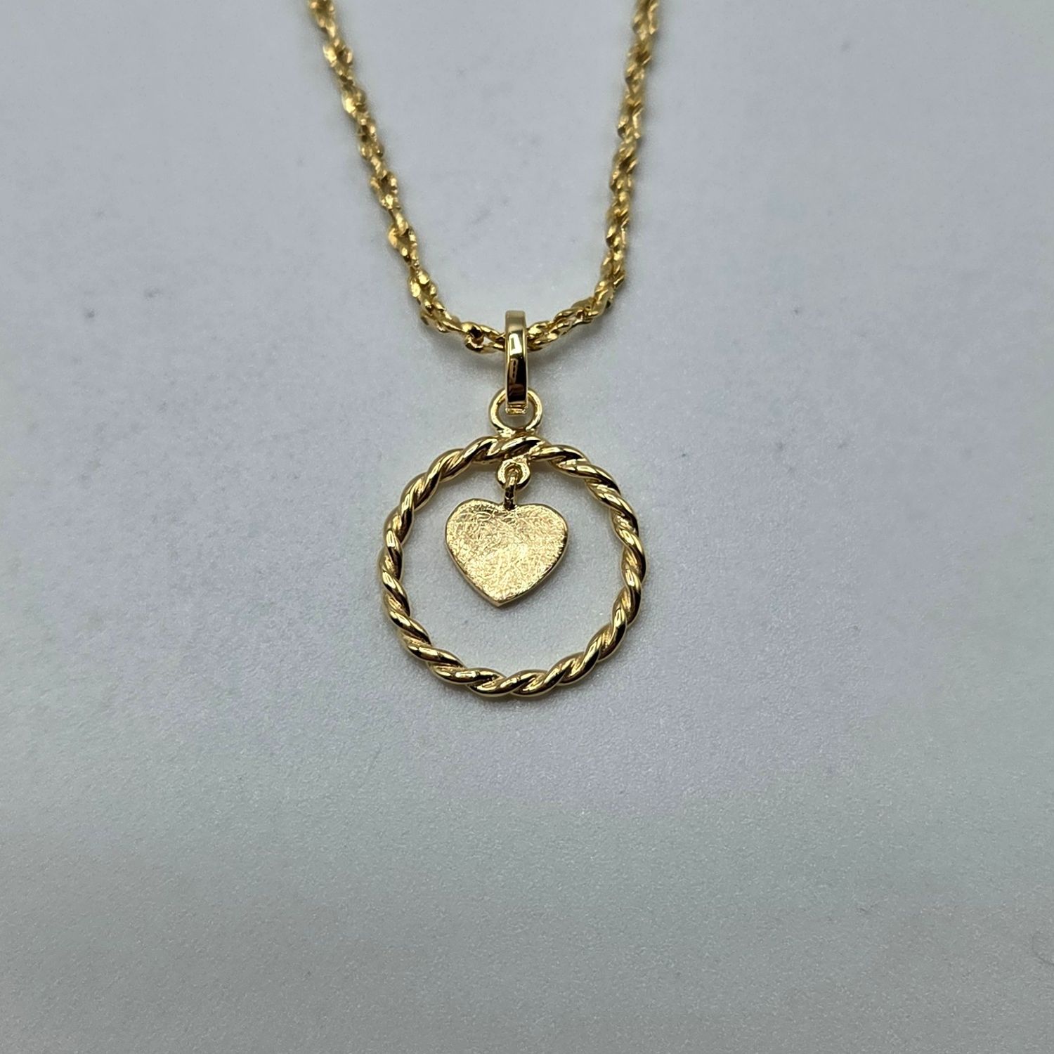 Anhänger Gelbgold Herz
