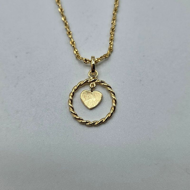 Anhänger Gelbgold Herz