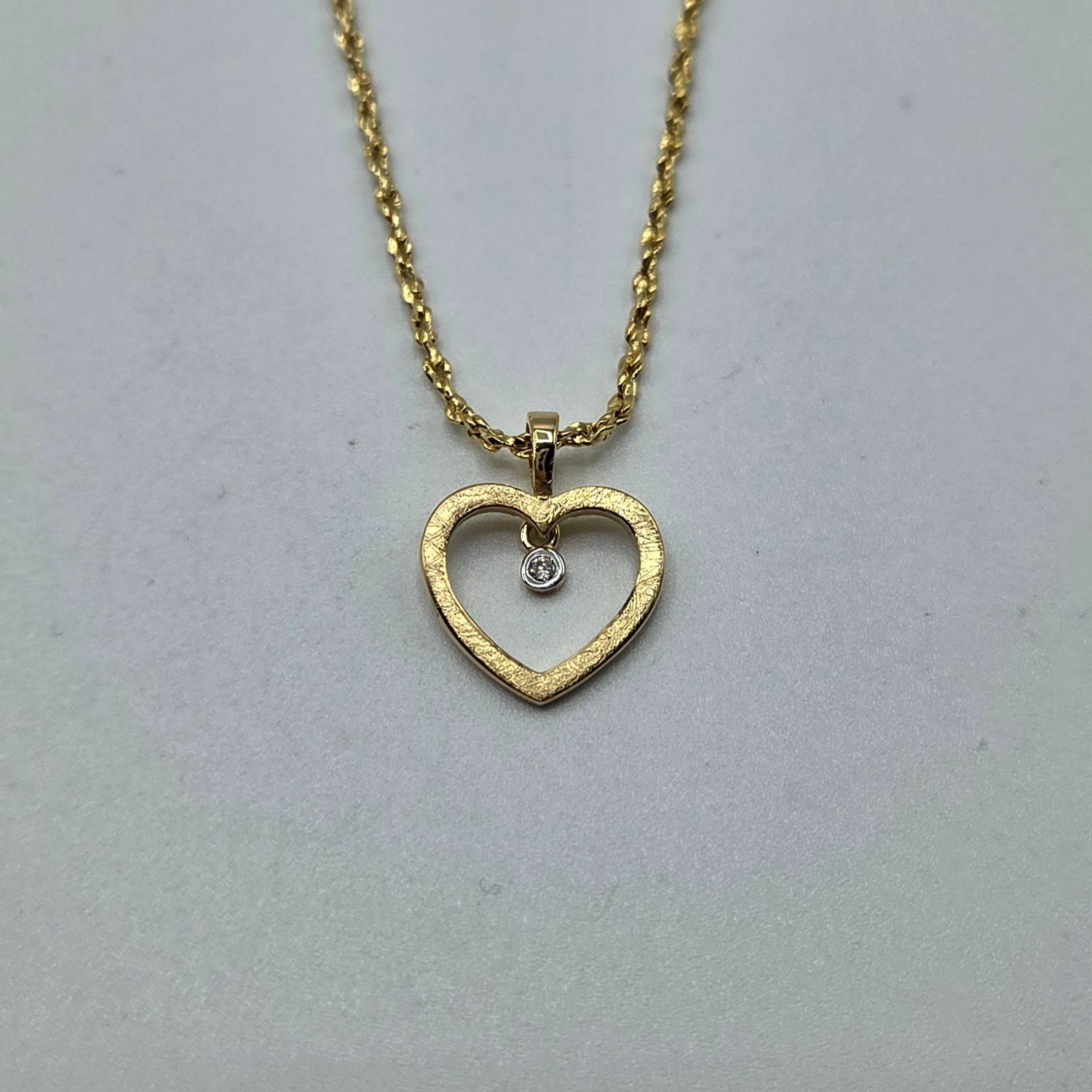 Anhänger Gelbgold Herz