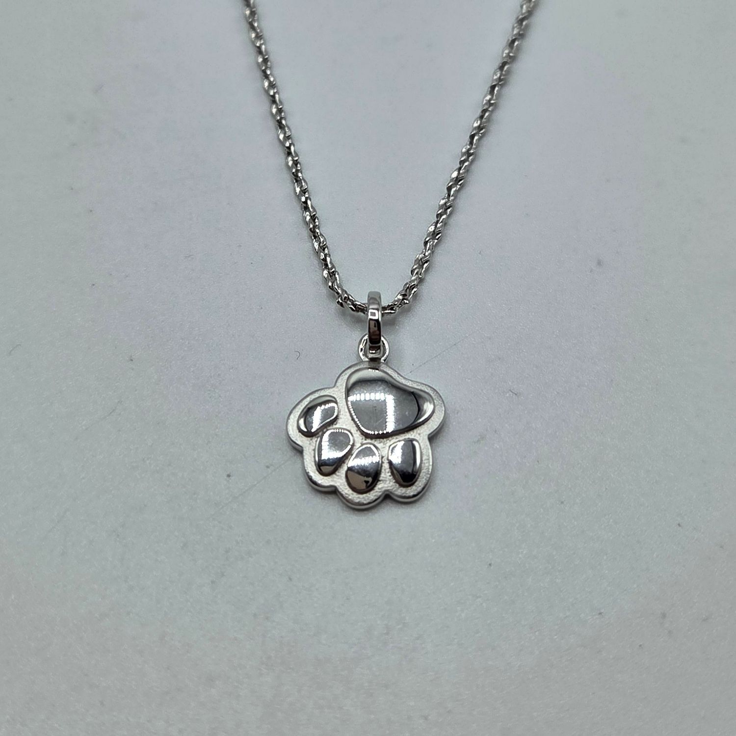 Anhänger Silber Pfote