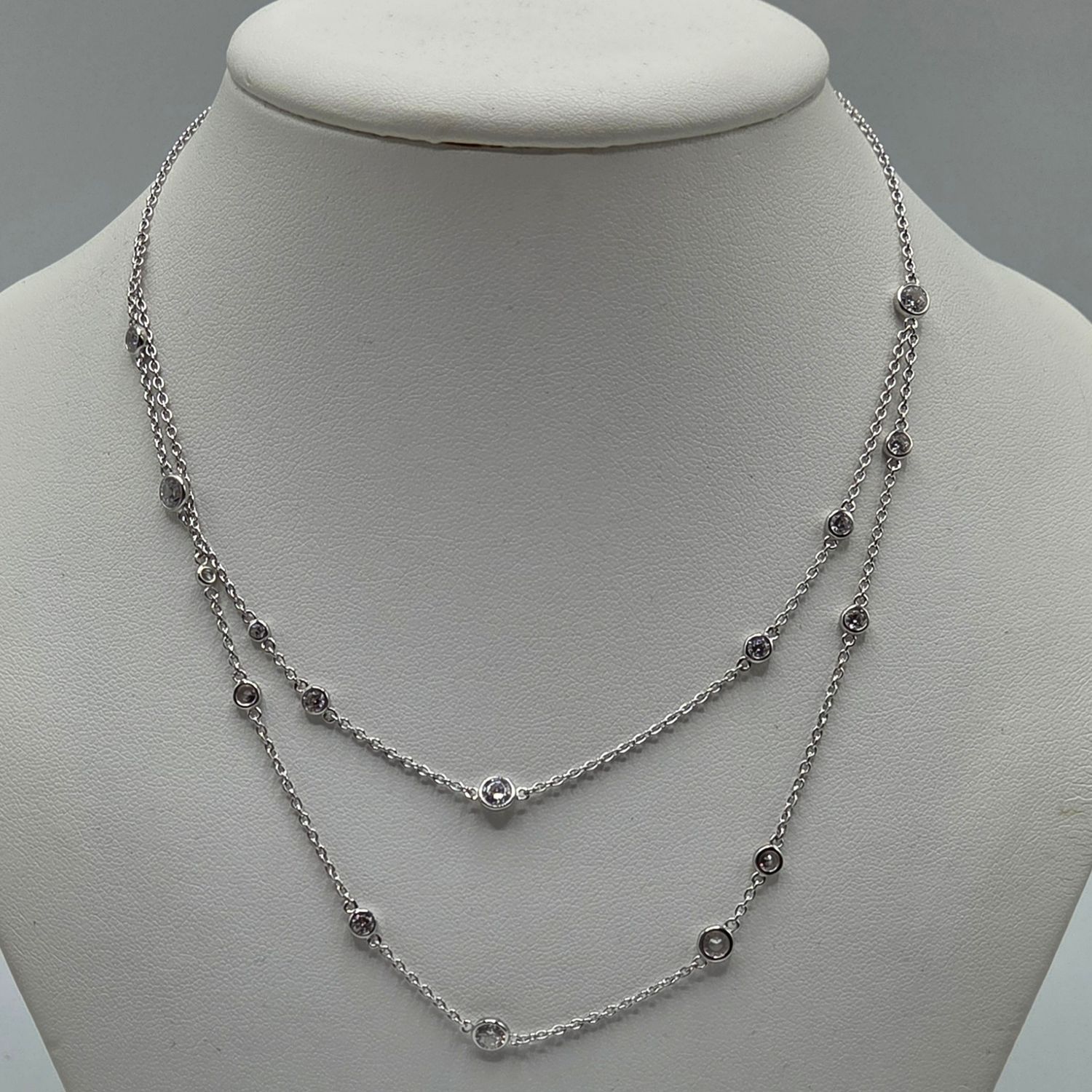 Collier Silber Zirkonia