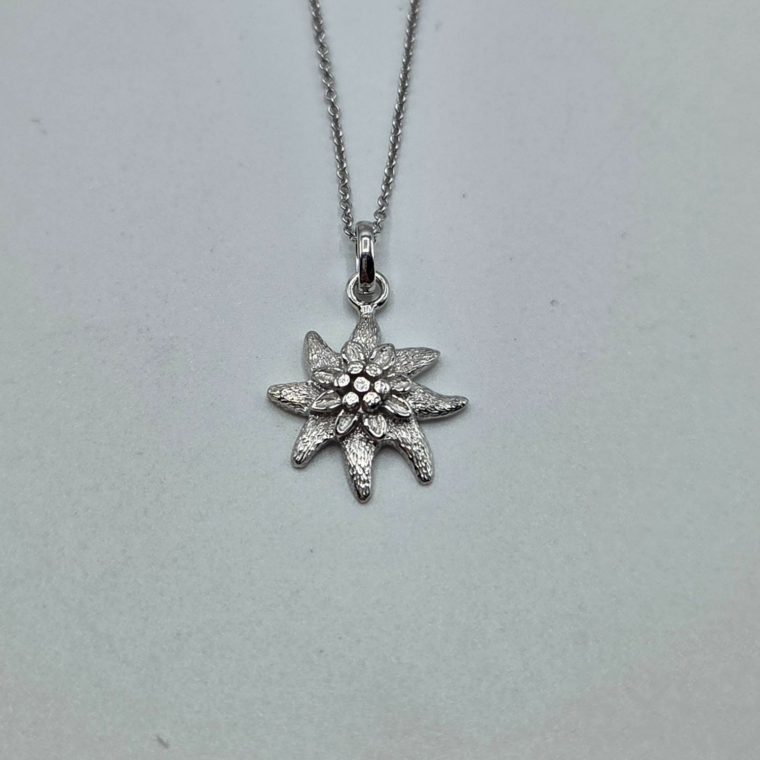 Anhänger Silber Edelweiss