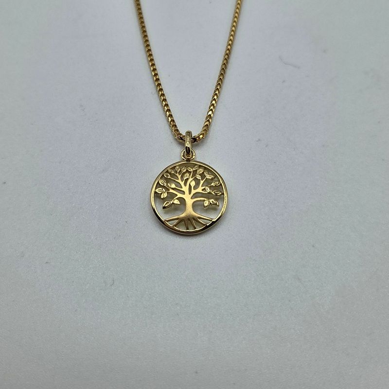 Anhänger Gelbgold Lebensbaum