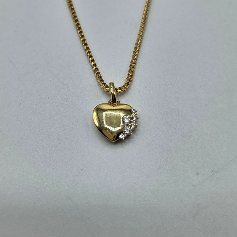 Anhänger Gelbgold Herz