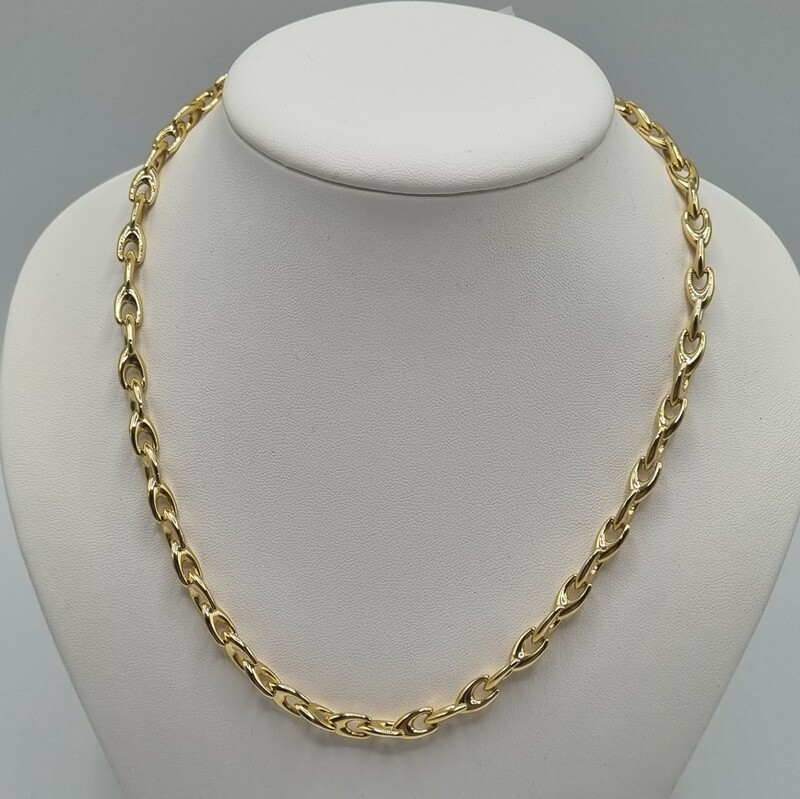 1 Halskette Gelbgold