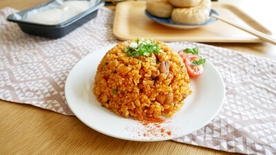 Frozen Tomato Sauce Fried Rice (Mražené Smažené Rýže v Rajčatové Omáčce)/ 茄汁炒飯冷凍包