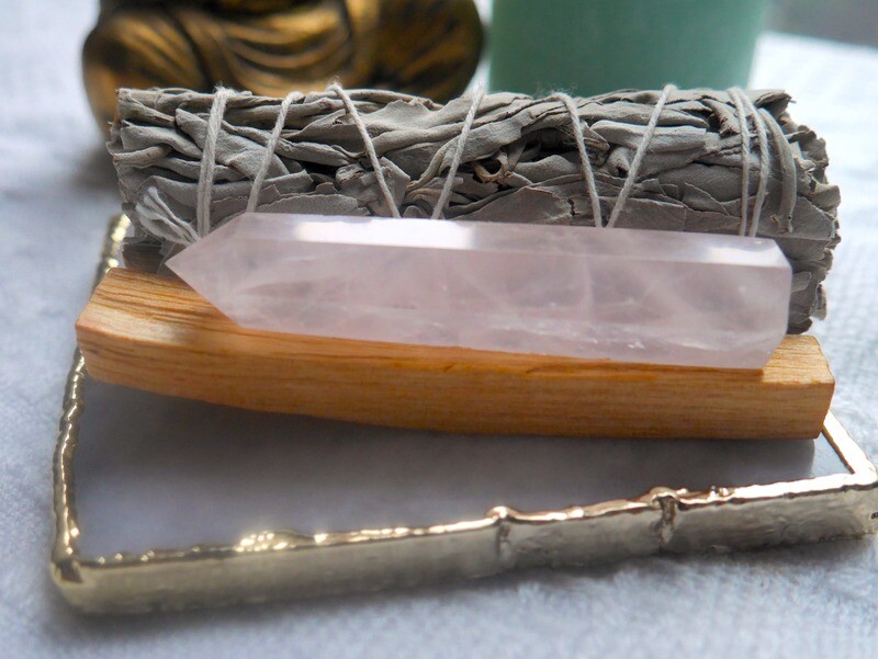 Kit chakra du coeur avec quartz rose
