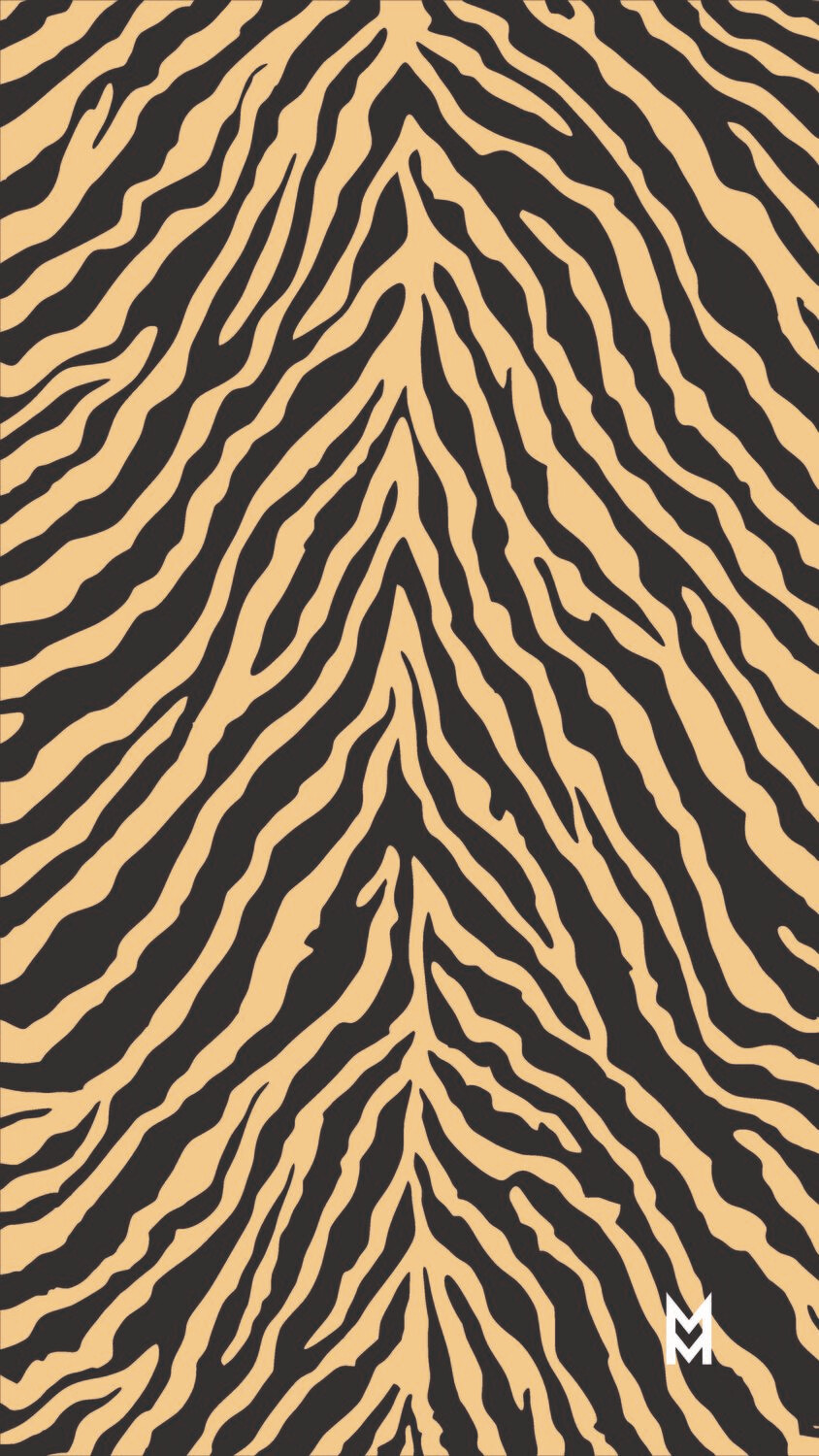 Toalla Zebra print camel